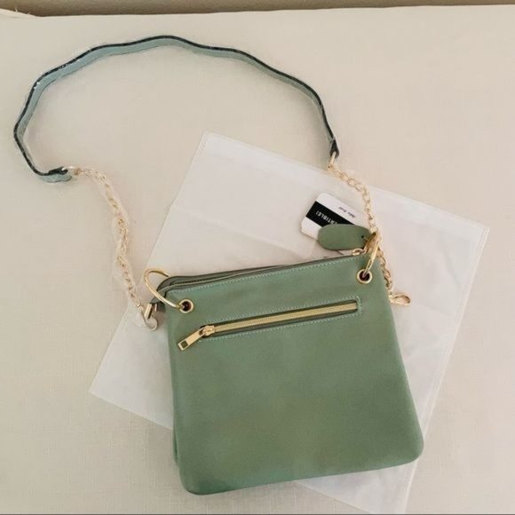 Mellow World Erin Womens Convertible Crossover Bag in Seafoam Green New - Picture 5 of 14